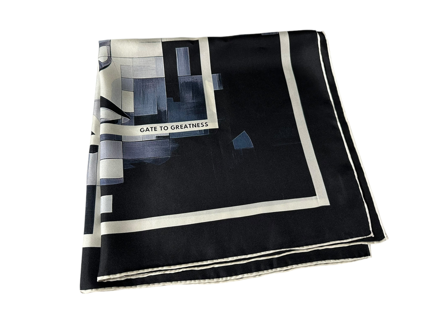 Silk scarf Berlin - "Gate to greatness"